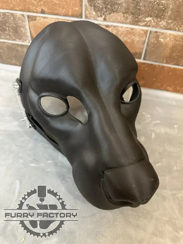 Drukowana w 3D Realistyczna maska / baza hyeny do fursuitu 